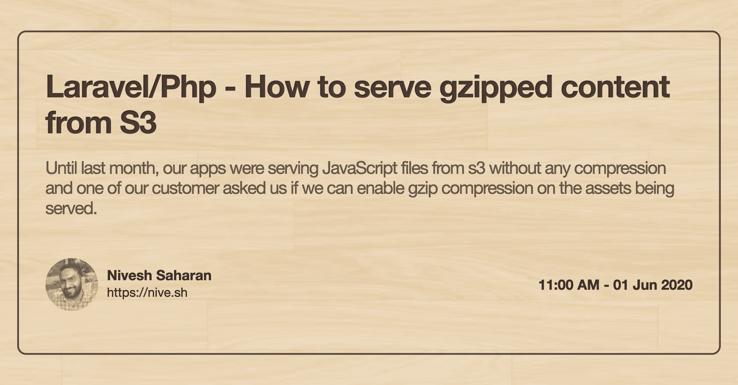 Laravel/Php - How to serve gzipped content from S3