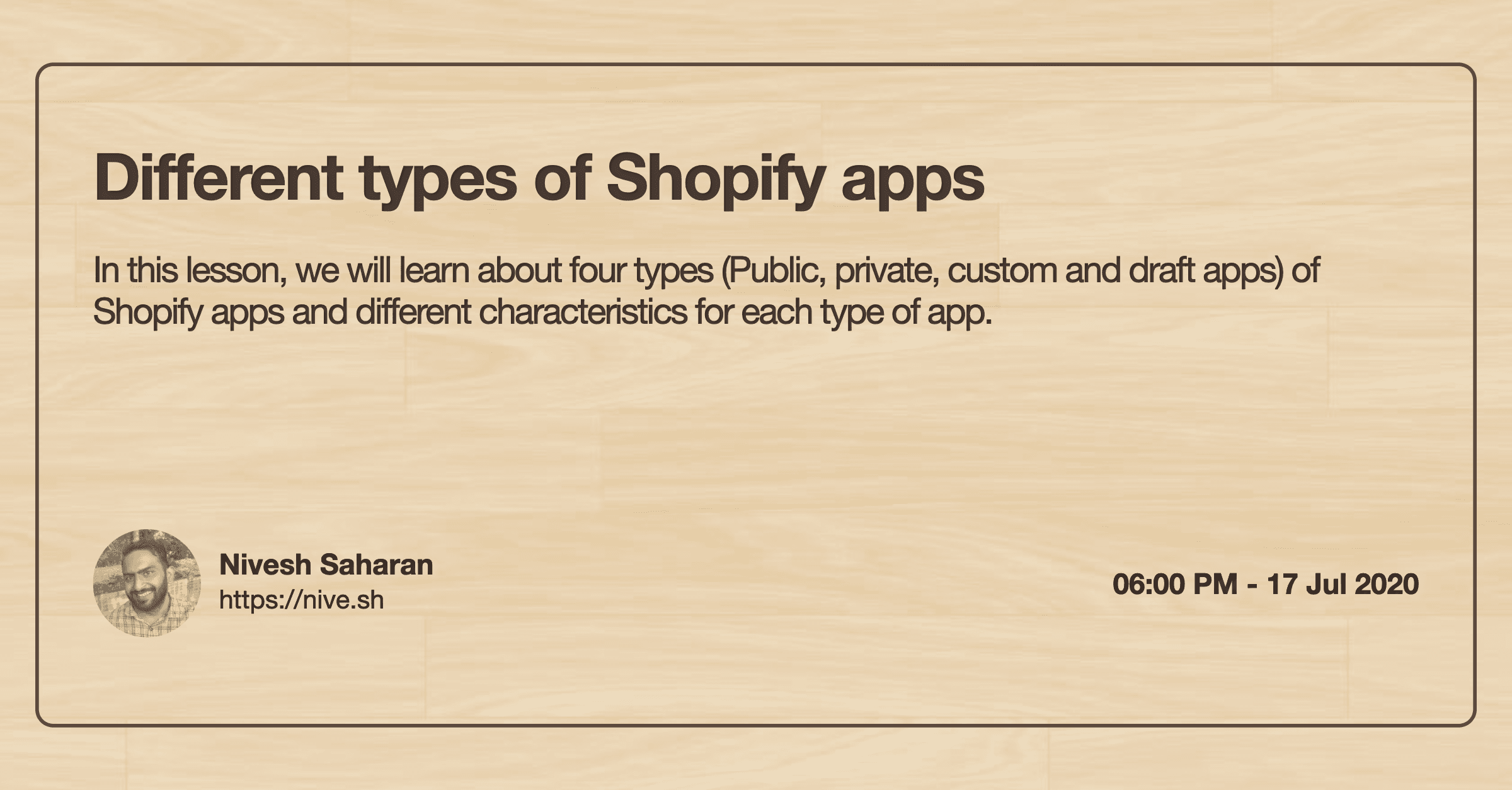 Different types of Shopify apps