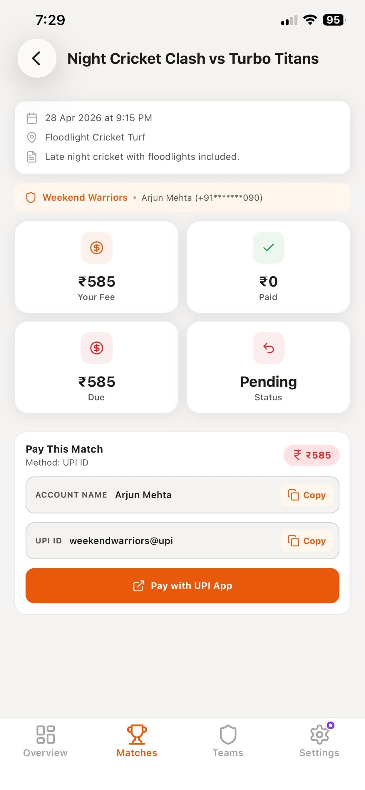 MatchBook Pro screenshot 5