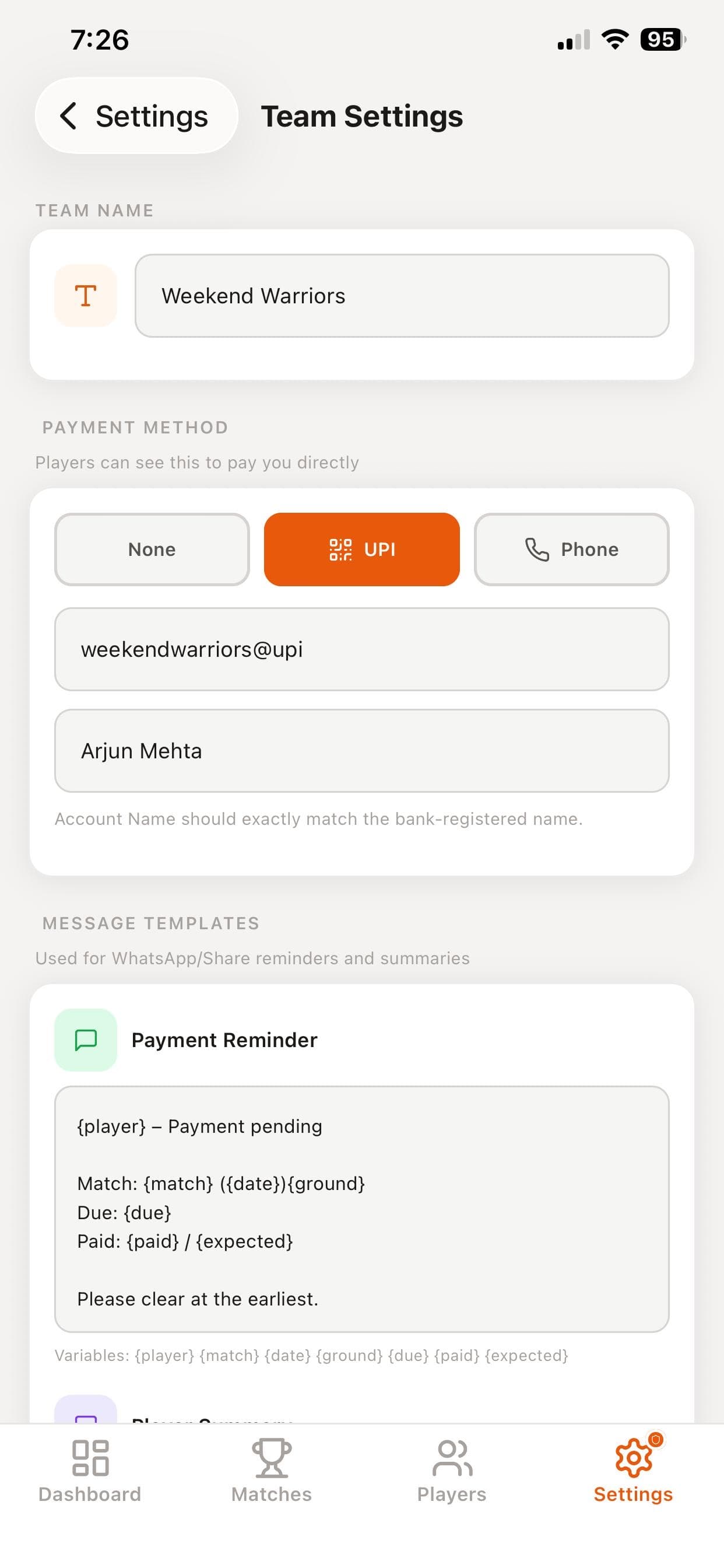 MatchBook Pro screenshot 9